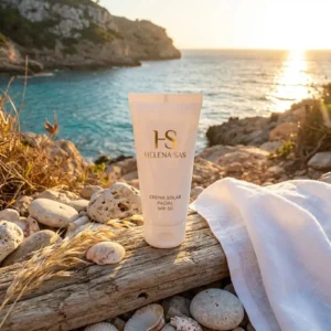 Imagen de la Crema Solar sin color SPF de Helena Sas.